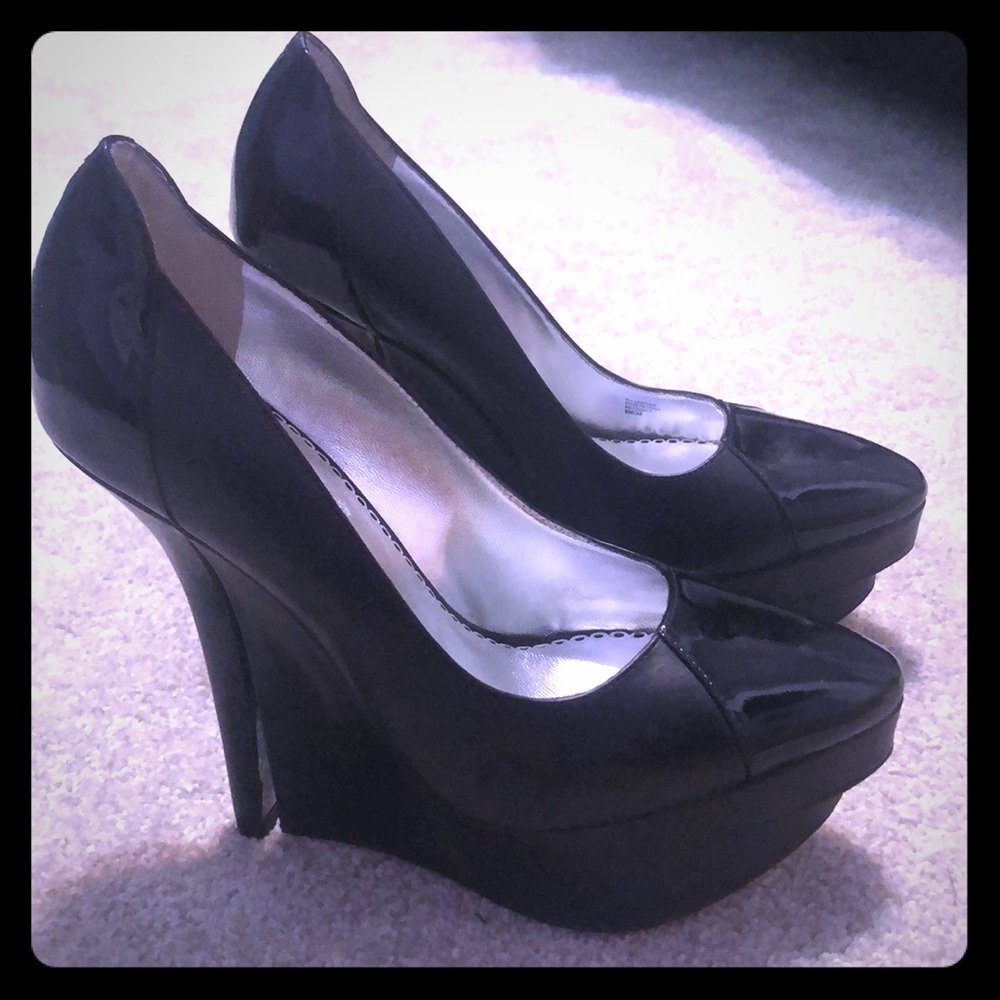 Bebe Wedge High Heels